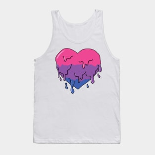 Melting bisexual heart Tank Top